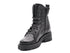 Felmini combat boots with laces and zip leather upper